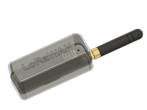 Lorawan GPS Tracker Gehege 3d Drucker atmega328p DIY Elektronik Halter Unterstützung hoperf l80 quectel rfm95w 3d print model - Mito3D