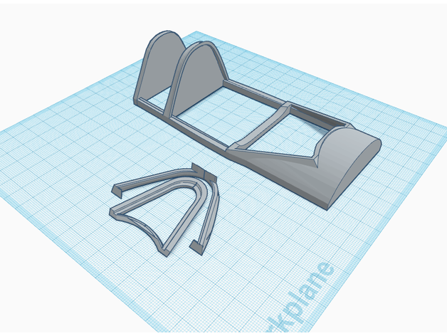 flite test spitfire canopy cut easier printing flight flitetest 3D print model - Mito3D