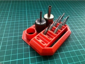 soporte puntas paraca soldador cauteloso proskit soldadura equipo estación yaxun 3d print model - Mito3D