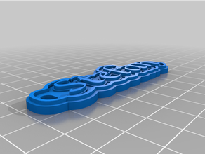 stefan portachiavi aquila lago personalizzato 3d print model - Mito3D