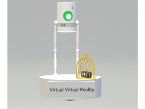 virtual realidad juego estatua 3d print model - Mito3D