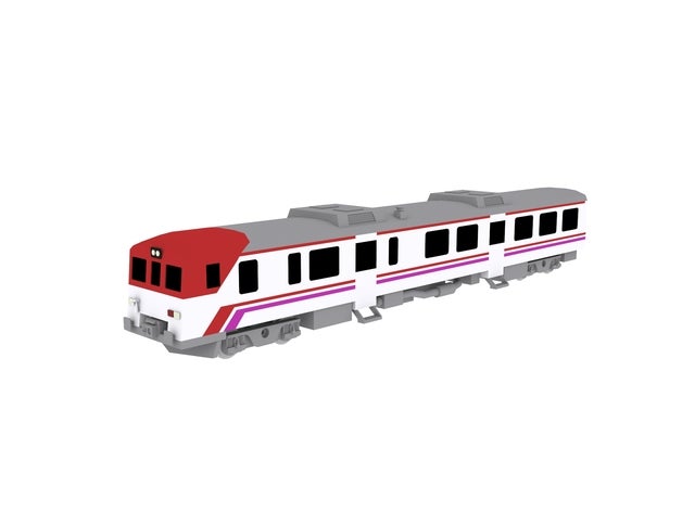 automotor renfe serie 592 cercanias Español entrenar modelo trenes ferrocarril 3D print model - Mito3D