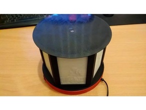 litophane night lamp 3d print model - Mito3D