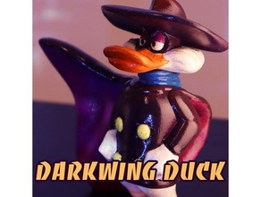 karanlık kanat ördek çizgi filmler Disney Donald 3d print model - Mito3D