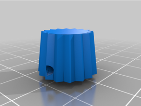 matts knob customized 3d print model - Mito3D