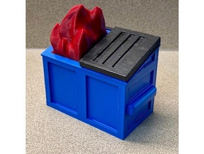 contenedor basura basurero 3d print model - Mito3D