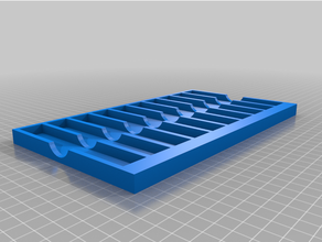 drill bit tray 10 bits 3d print model - Mito3D