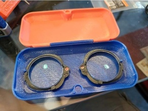 oculus quest prescription lens case 3d print model - Mito3D
