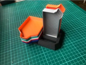 organizador bandejas - tray organizer electronics screw 3d print model - Mito3D