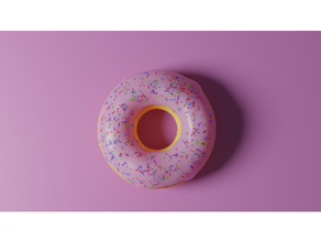 donut blender 3d donuts food sprinkles sweets 3d print model - Mito3D