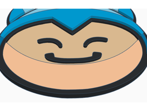 snorlax logo hd nintendo pokemon 3d print model - Mito3D