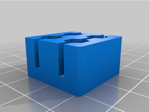 personnalisé hexadécimal bit titulaire soutien 3d print model - Mito3D
