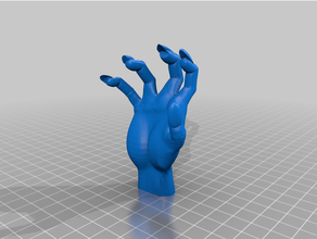 Miguel vom Marte mano uñas 3d print model - Mito3D