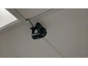 webcam laissez tomber plafond monter école 3d print model - Mito3D