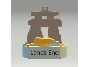 tierras juego estatua virtual realidad 3d print model - Mito3D