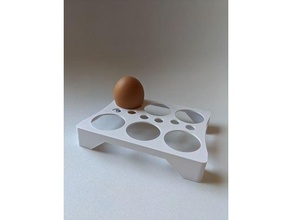 egg tray storage fridge organization 3d print model - Mito3D