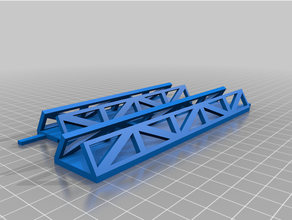 puente tren escala train bridge 3d print model - Mito3D