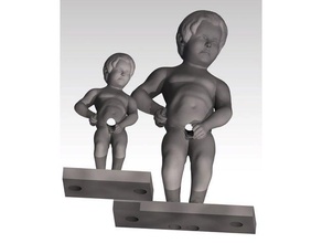 manneken pis filament guide cable ptfe statue statuette statuettes wire 3d print model - Mito3D