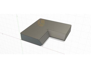 corner bracket door sill - cooling room modules 3d print model - Mito3D