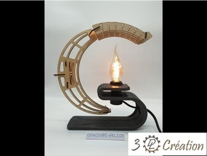 lampe impossible - tens grit lamp tensegrity dco decor decoration design levitation structure tensgrit 3d print model - Mito3D