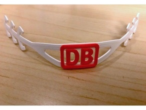 db logotipo protetor orelhas 3d print model - Mito3D