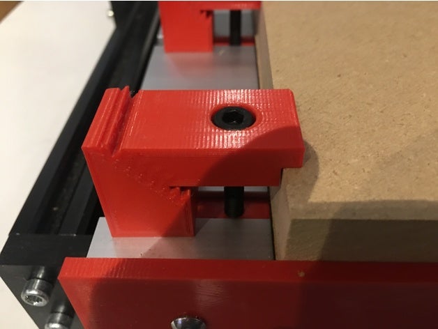 cnc Router halt Klemme einstellen 3018 Profi Klemmen Downs Graveur Maschine Zaun Vorrichtung 3D print model - Mito3D