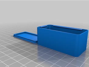 customized snap-fit electronics project box enclosure 3d print model - Mito3D