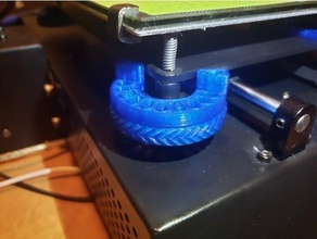anycubic i3 mega bed leveling knob lock 3d print model - Mito3D
