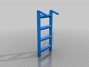customized pet ladder ideal birds hamsters etc 3d print model - Mito3D