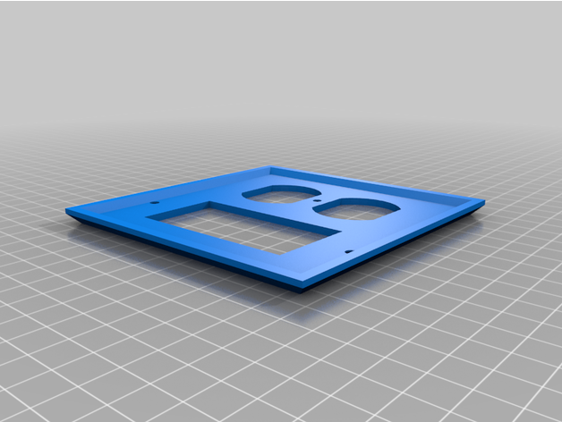 Auslauf Rocker swith Mauer Teller angepasst 3D print model - Mito3D