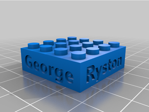 Rebecca Lego personalizado 3d print model - Mito3D
