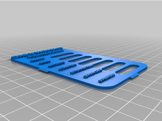 daily worship reminder slider customized 3D print model - Mito3D