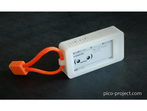 pico pi ink caso funda pwnagotchi 3d print model - Mito3D