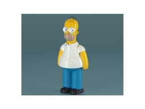 Homère Simpson 3d print model - Mito3D