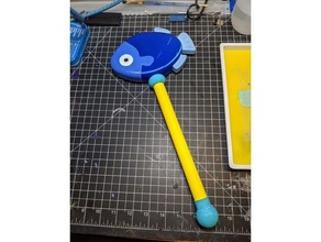 animal crossing inspired fish wand 3dprintable acnh cosplay prop video game videogame 3d print model - Mito3D