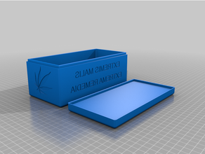 boîte 420 ganja médicaments agréable solide espace rangement 3d print model - Mito3D