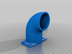 k100 air filtre 90 degré 3d print model - Mito3D
