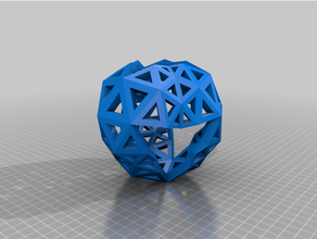 convextetrahedral7v p50 p55 p60 p65 2 3 9 15 30 36 dışbükey jeodezik yüzlü 3d print model - Mito3D