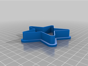 star cookie cutter 3d print model - Mito3D