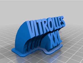 vitrolles xxl customized 3d print model - Mito3D