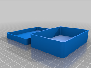 angepasst parametrisch gerundet Ecke Box 3d print model - Mito3D