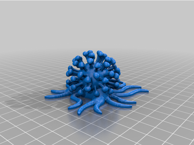 corona tintenfisch 3D print model - Mito3D