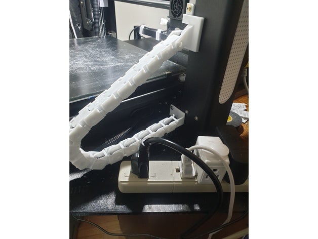 cavo catena jgaurora a5s supporto 3D print model - Mito3D