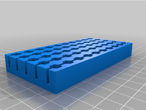 5x10 hexadécimal bit titulaire soutien personnalisé 3d print model - Mito3D