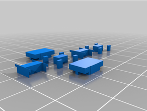 customized parametric box maker lasercut 3d print model - Mito3D
