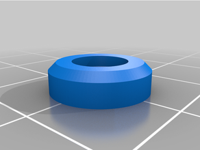 personalizzato personalizzatore finitura rondella pulsante squillare pad accento 3d print model - Mito3D