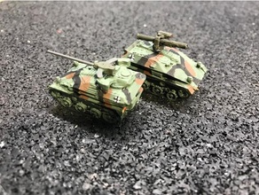 Wiesel 1 Bundeswehr Almanca tank tanklar panzer savaş oyunu oyunları 3d print model - Mito3D