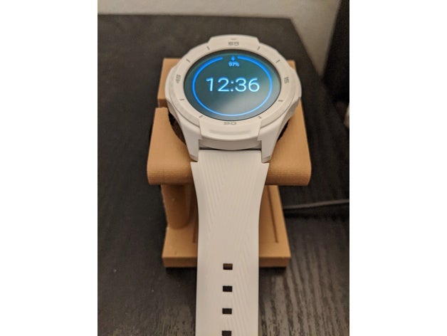 ticwatch s2 stand watch 3D print model - Mito3D