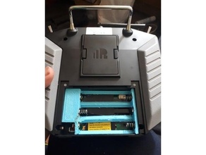 3x 18560 bateria caso bainha Frsky taranis x7 x7s Acesso 2019 2020 3d print model - Mito3D