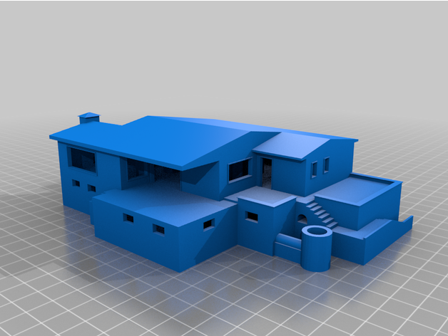 casa campo chalé 3D print model - Mito3D